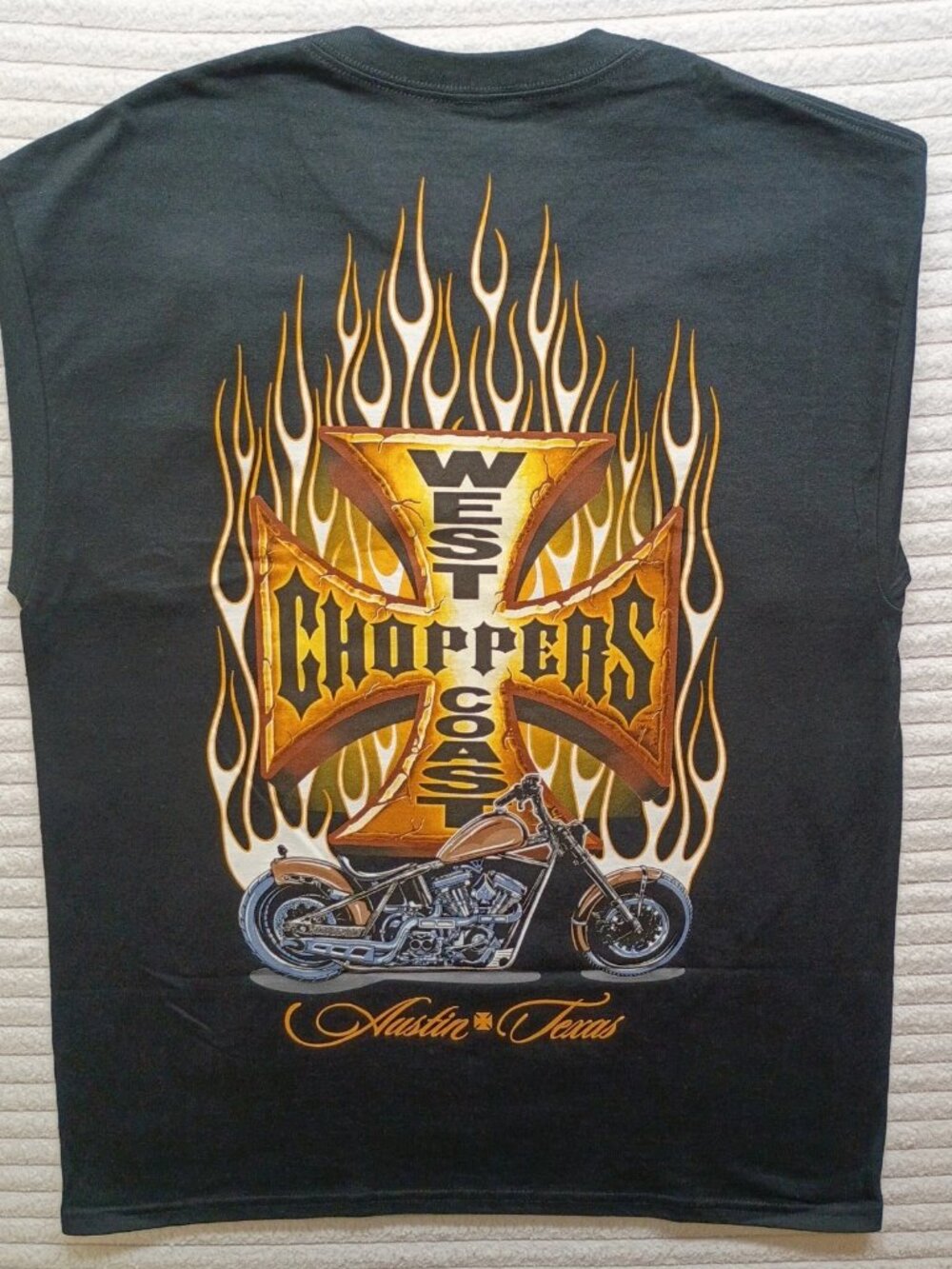 West Coast Choppers Graphic Shirt Size L New Vintage Style Streetwear Rare